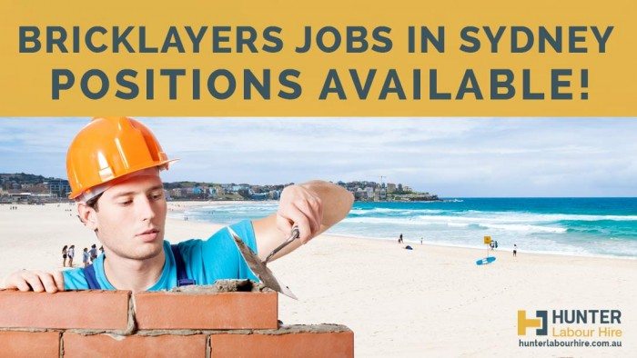Bricklayers Jobs in Sydney - Hunter Labour Hire