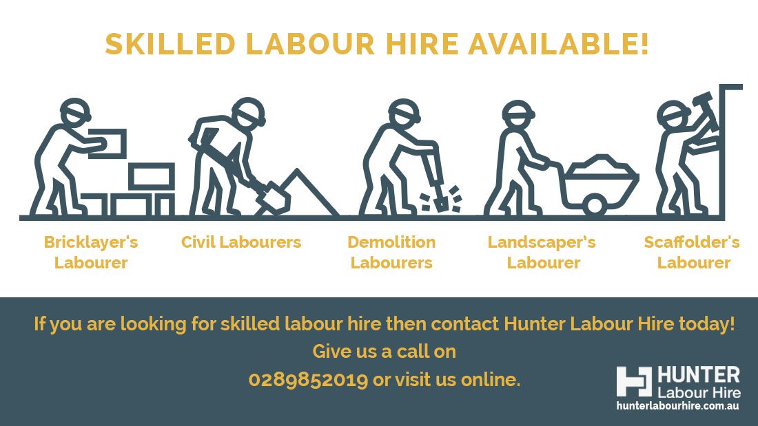 Skilled Labour Hire - Jobs Available - Hunter Labour Hire Sydney