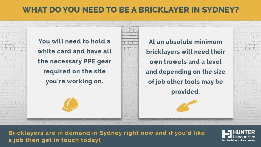 What Do You Need To Be A Bricklayer in Sydney - Hunter Labour Hire