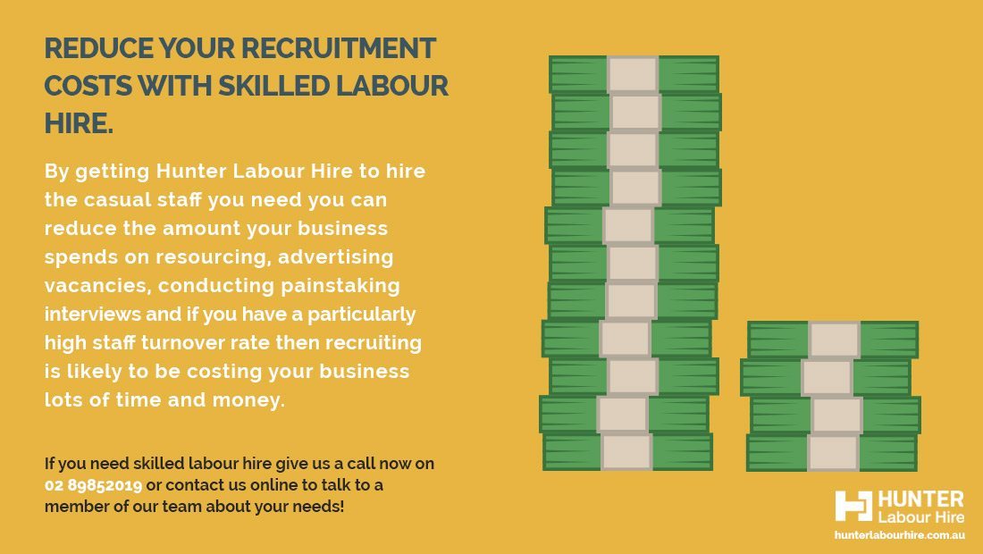 Labour Hire Recruitment Cost Reduction - Hunter Labour Hire Sydney