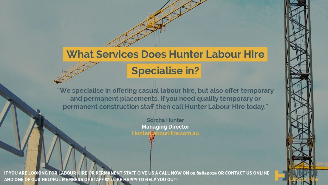 What services does Hunter Labour Hire Specialise In