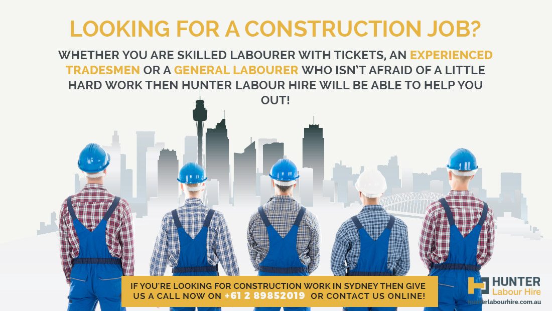 Construction Job in Sydney for New Year