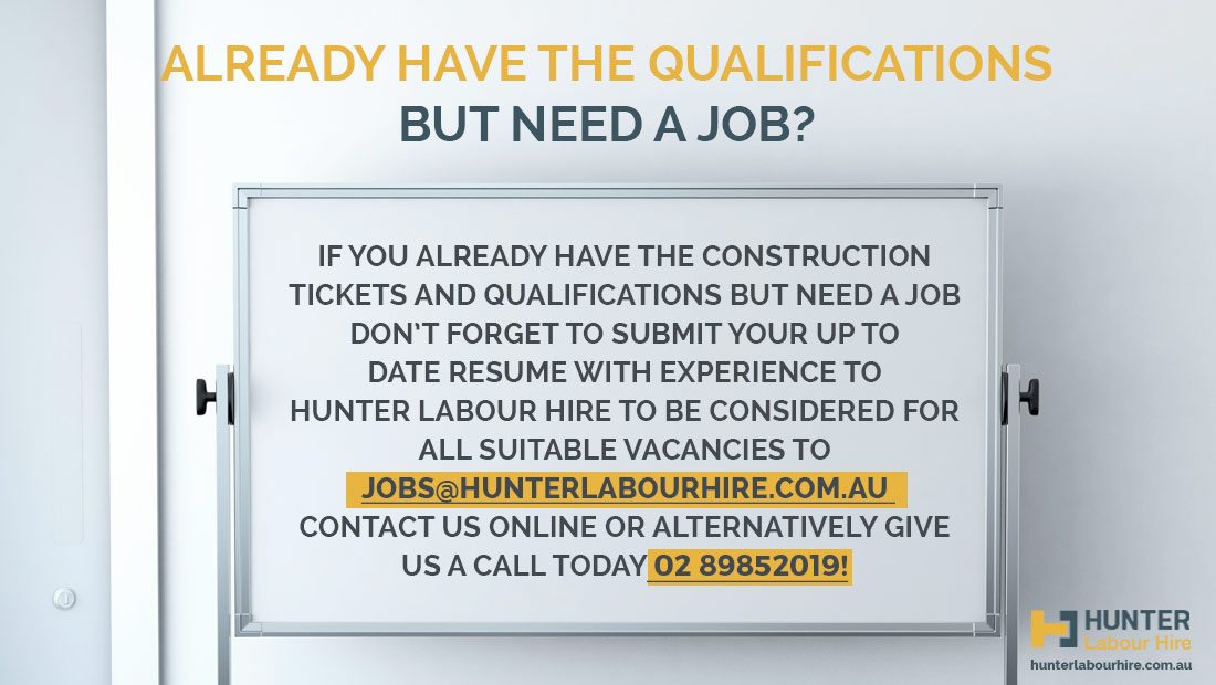 Construction Jobs in Sydney