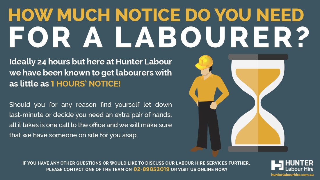 Labour Hire Sydney - How Much Time Needed To Hire A Labourer