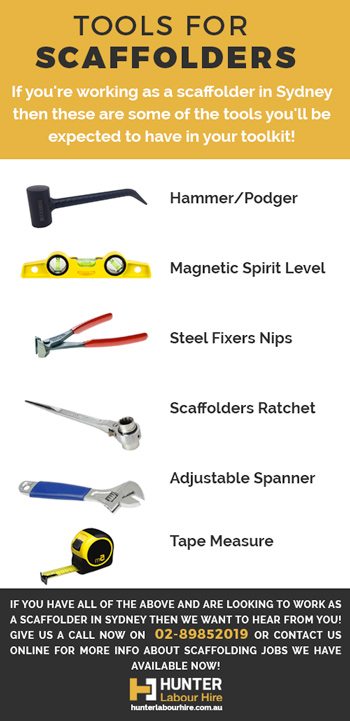 Tools for Scaffolders - Scaffolding Tools Sydney - Hunter Labour Hire