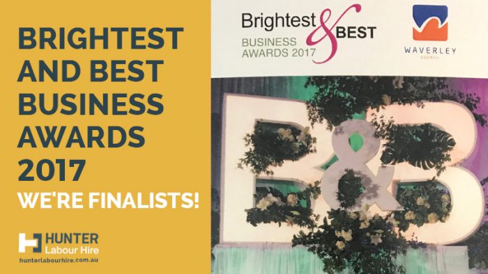 Brightest And Best Business Awards 2017 Finalists - Hunter Labour Hire