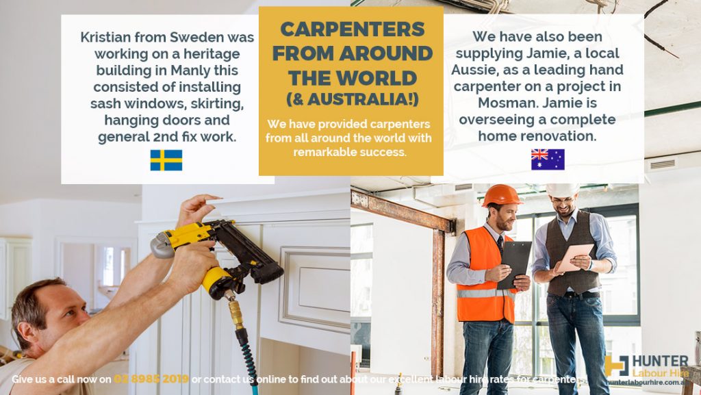 Carpenter For Hire Sydney Skilled Carpenters Hunter Labour Hire