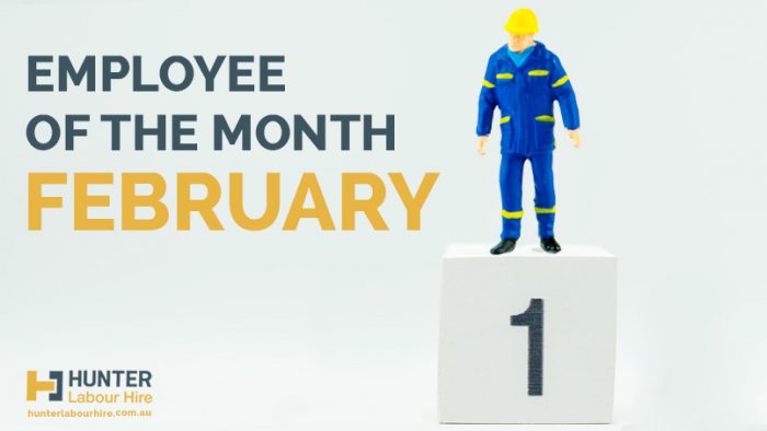 Hunter Labour Hire Sydney - Employee of the Month - February