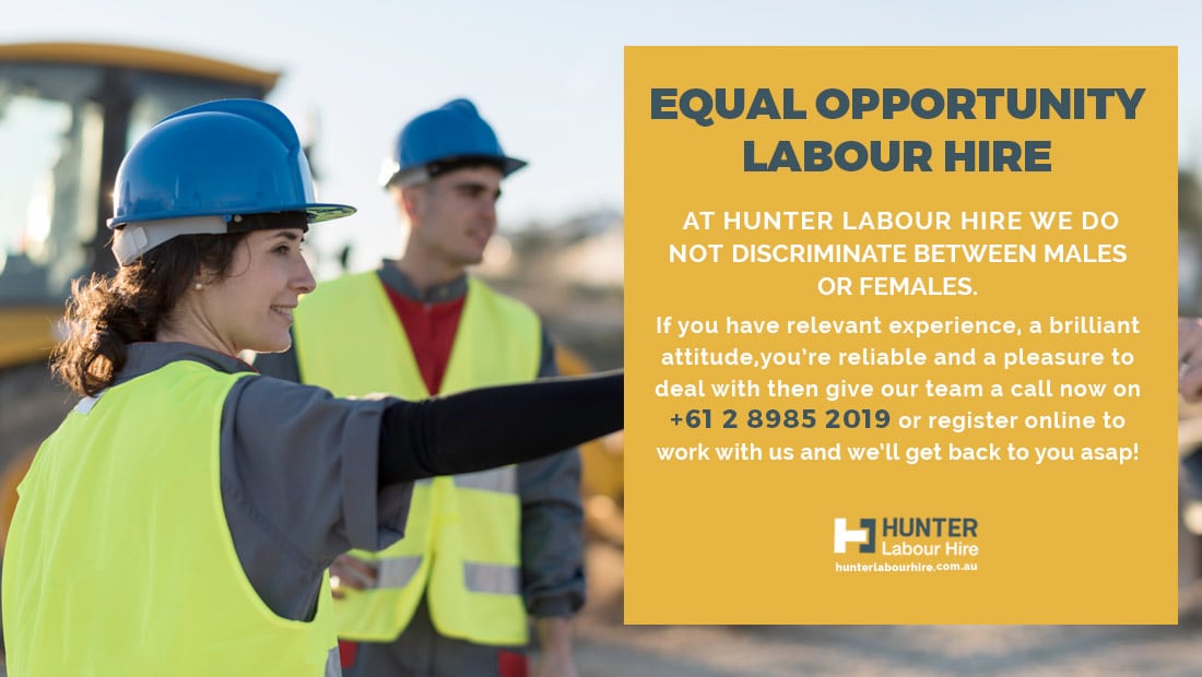 Equal Opportunity Labour Hire - Hunter Labour Hire Sydney