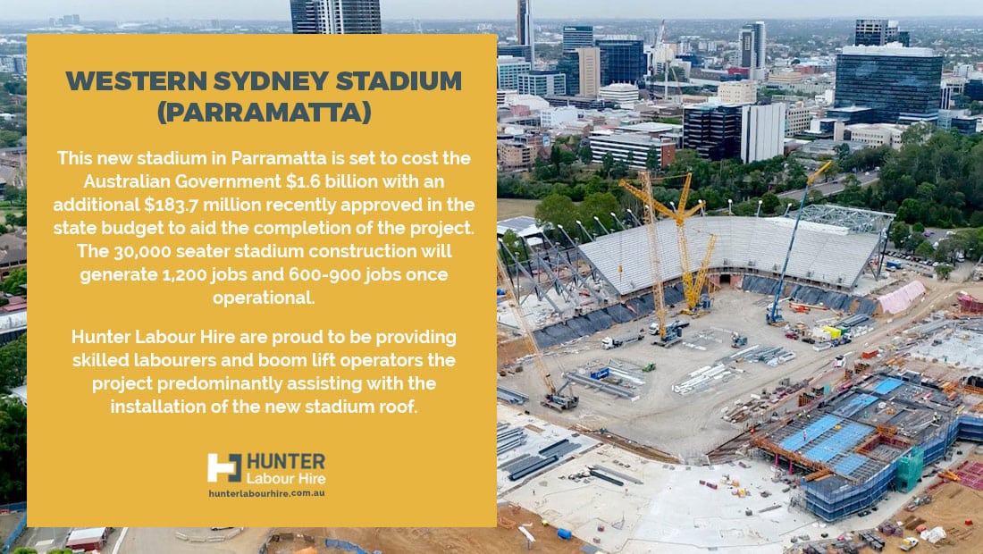 Western Sydney Stadium - Parramatta - Hunter Labour Hire