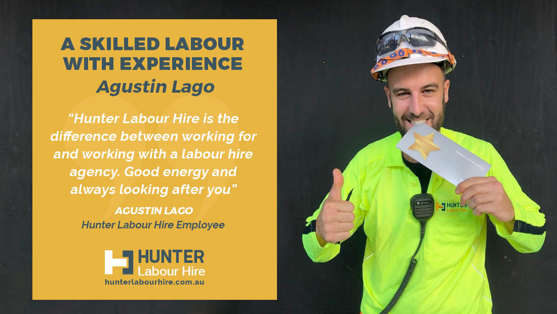 Employee of the Month - December - Agustin Lago - Hunter Labour Hire