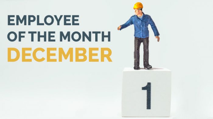 Employee of the Month - December - Hunter Labour Hire Sydney