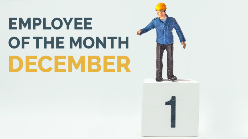 Employee of the Month - December - Hunter Labour Hire Sydney
