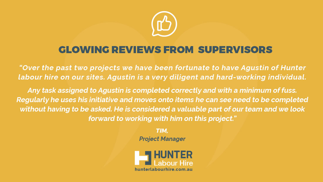 Hunter Labour Hire Agustin Lago Review