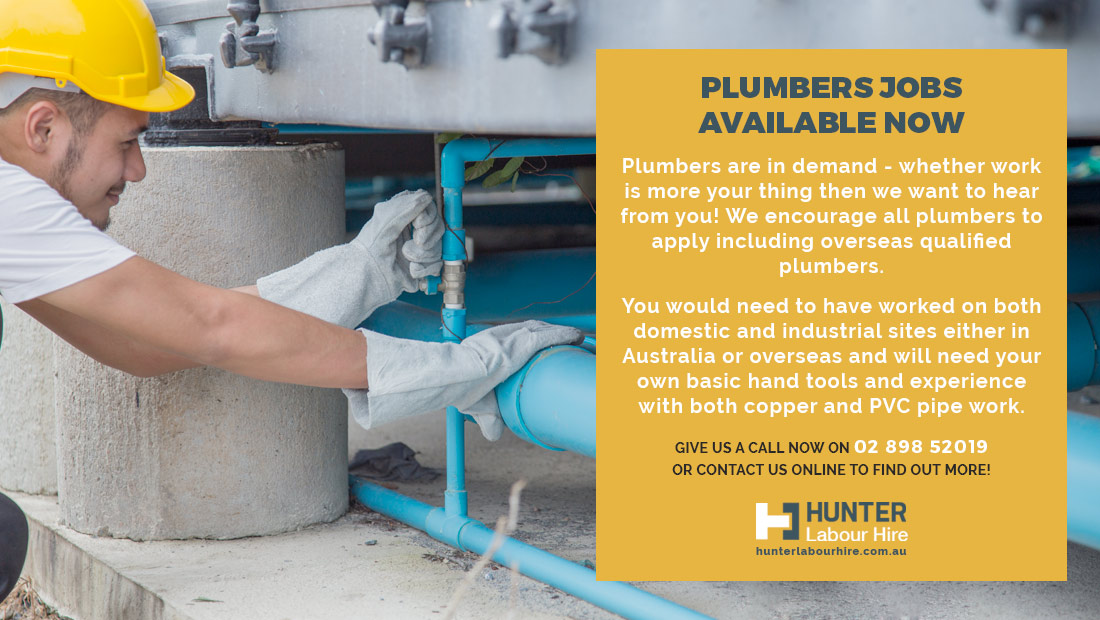 Autumn Plumber Jobs in Sydney - Hunter Labour Hire