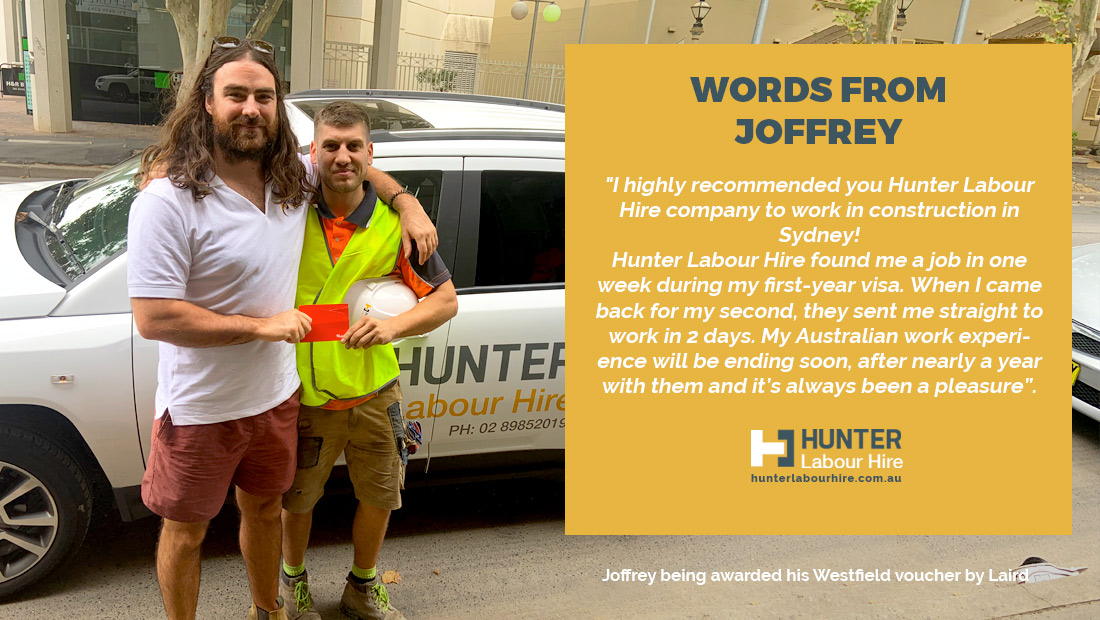 Employee of the Month - February 2019 - Joffrey Bonnaire