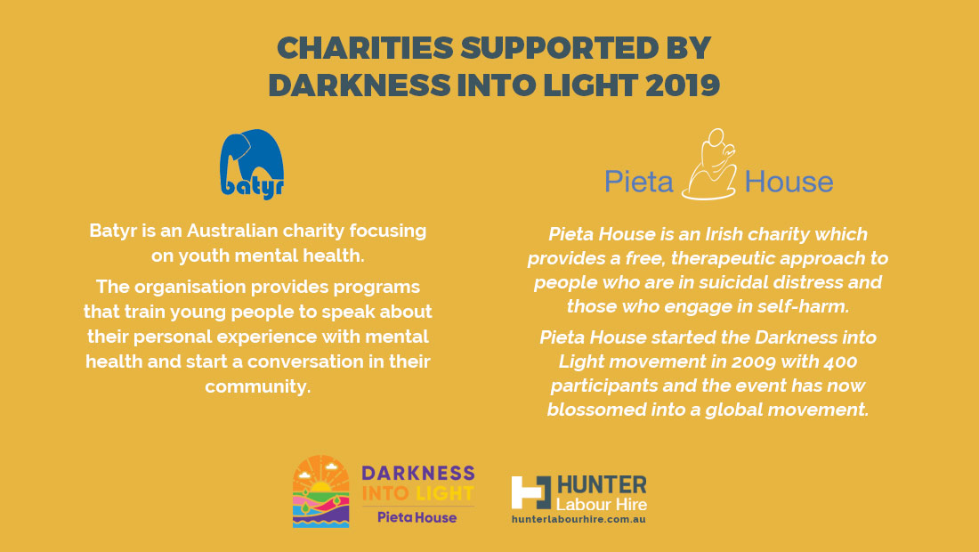 Charities Supported by Darkness Into Light Sydney 2019