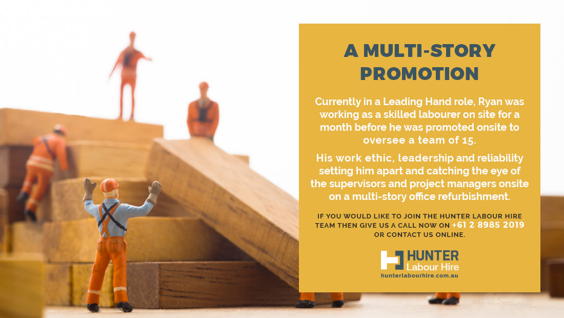 Skilled Labour Hire Promotion Sydney - Ryan Mingo - Hunter Labour Hire