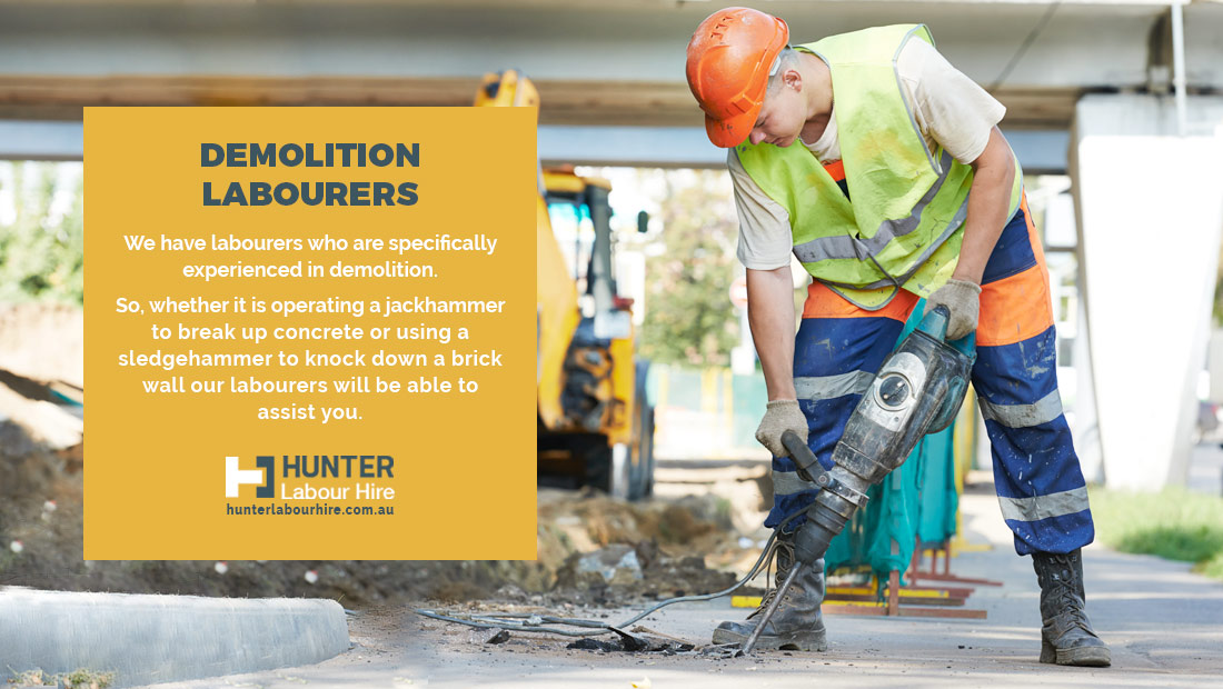 Demolition Labour Hire - Hunter Labour Hire Group