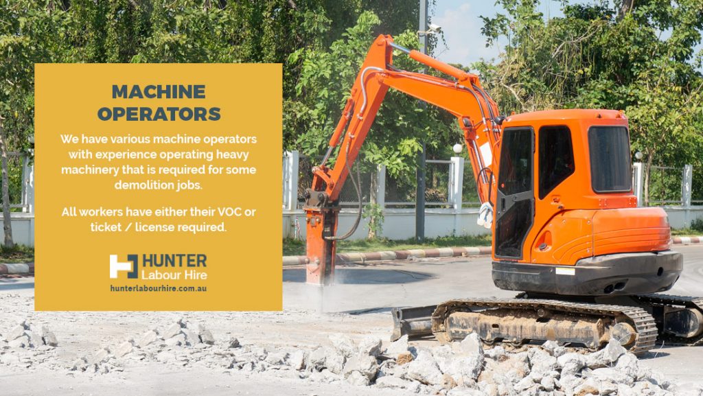 Demolition Labour Hire Hunter Labour Hire Sydney
