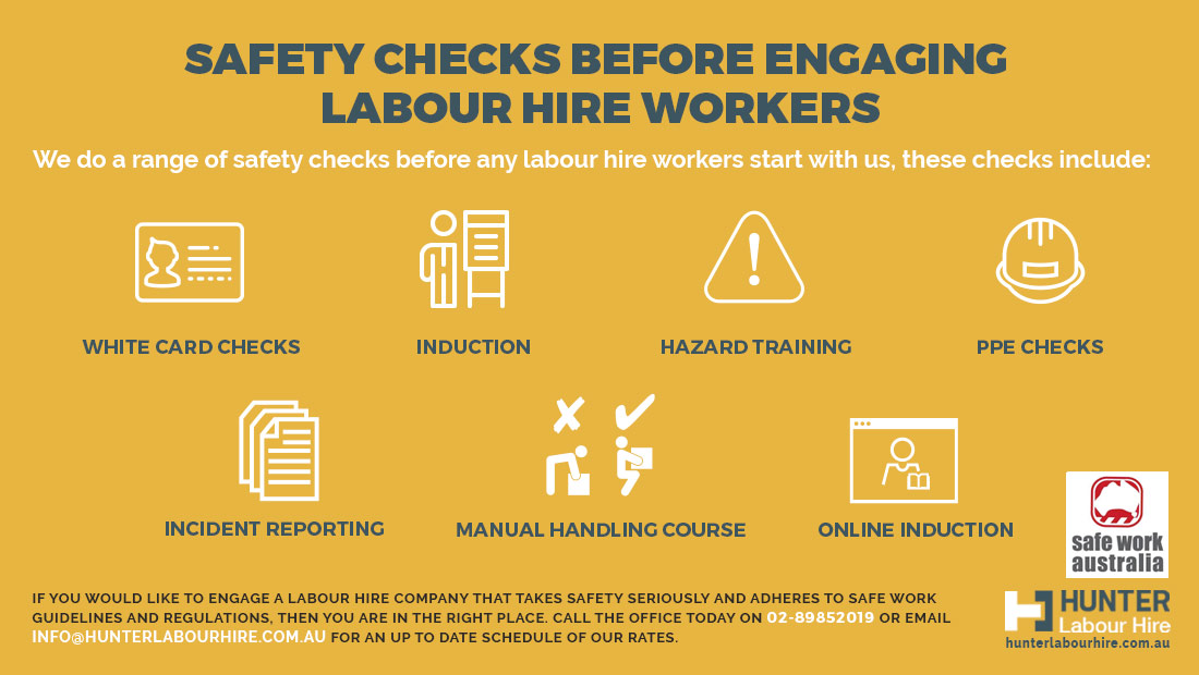 Safe Work Australia Labour Hire Safety Guidelines - Safety Checks