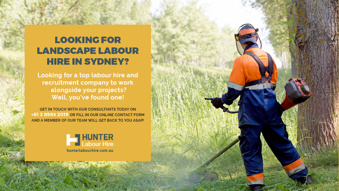 Landscape Labour Hire in Sydney - Hunter Labour