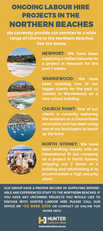 Ongoing Labour Hire Projects - Northern Beaches - HLH Group