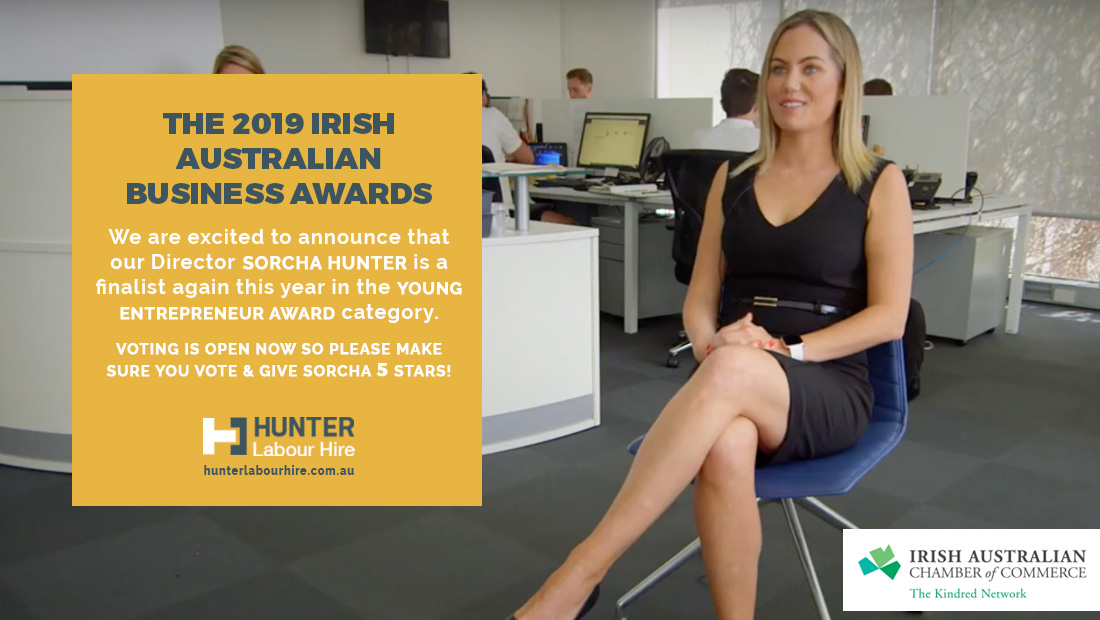 The 2019 Irish Australian Business Awards - Young Entrepreneur - Sorcha Hunter - HLH Group