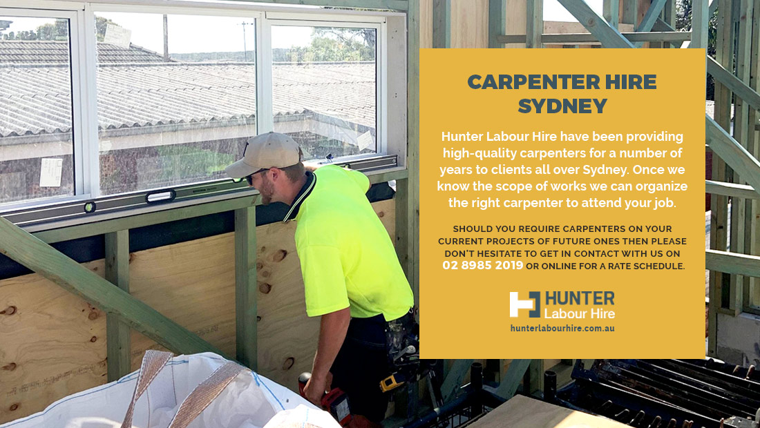 Carpenter Hire in Sydney - Hunter Labour Hire