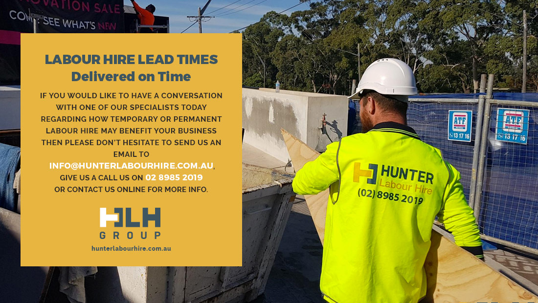 Labour Hire Lead Times - HLH Group - Sydney