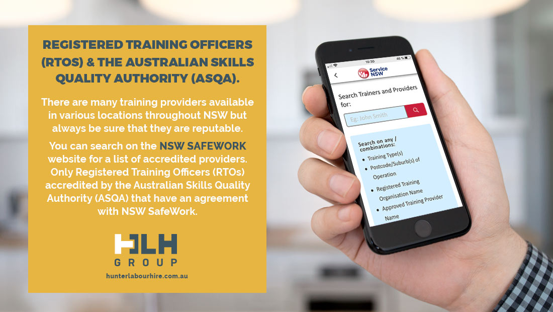 Registered Training Officers - NSW Safework - HLH Group Sydney