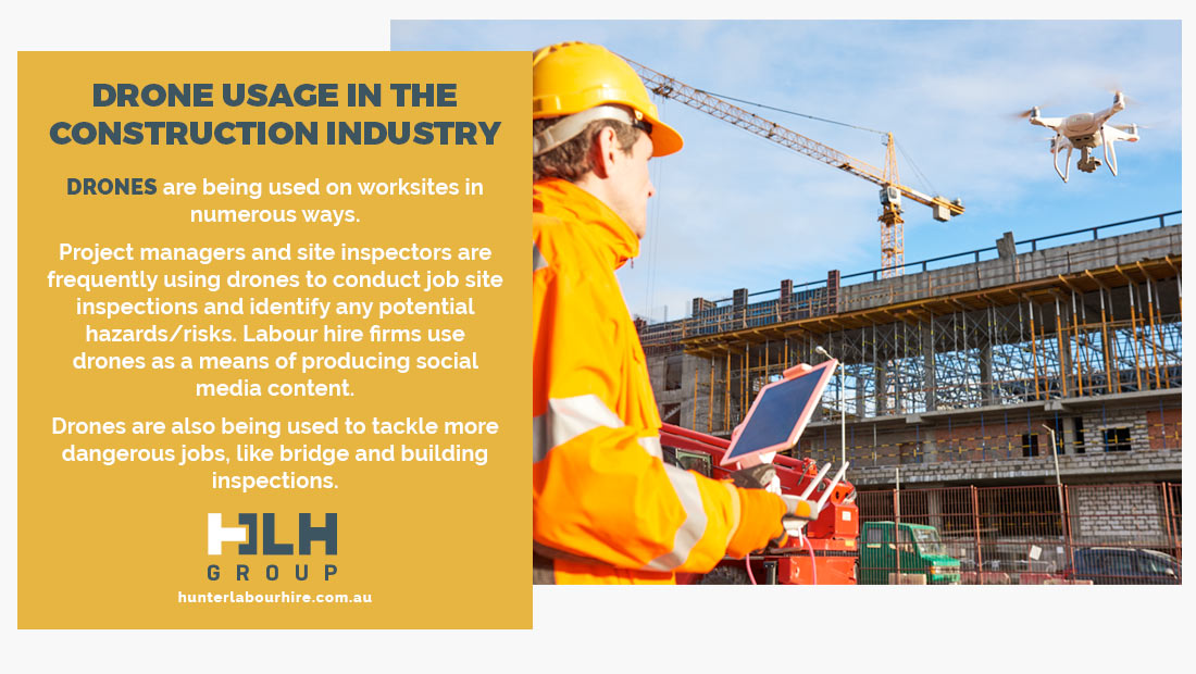 Drone Usage in Construction Industry - HLH Group - Labour Hire Sydney