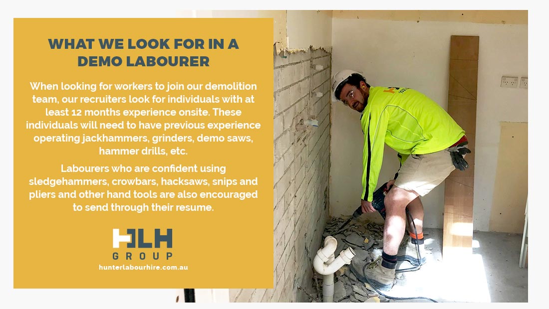 Hiring Demo Labour - HLH Group Sydney