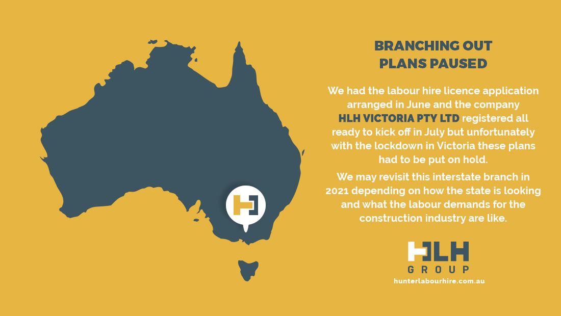 Branching Out Plans Paused - HLH Group Victoria