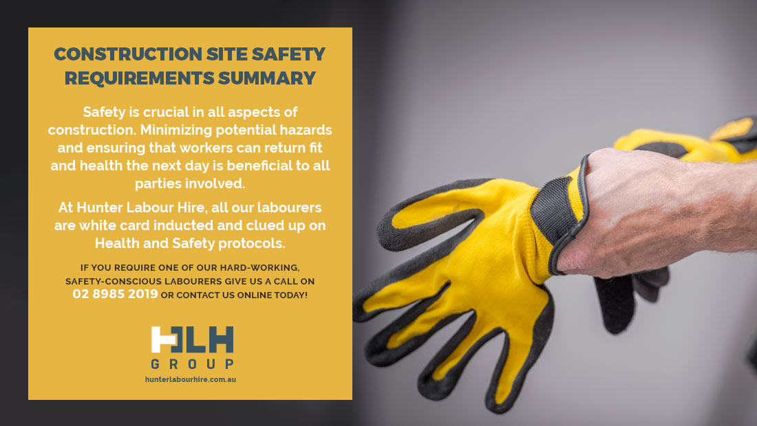 Construction Site Safety Requirements Summary - HLH Group Sydney