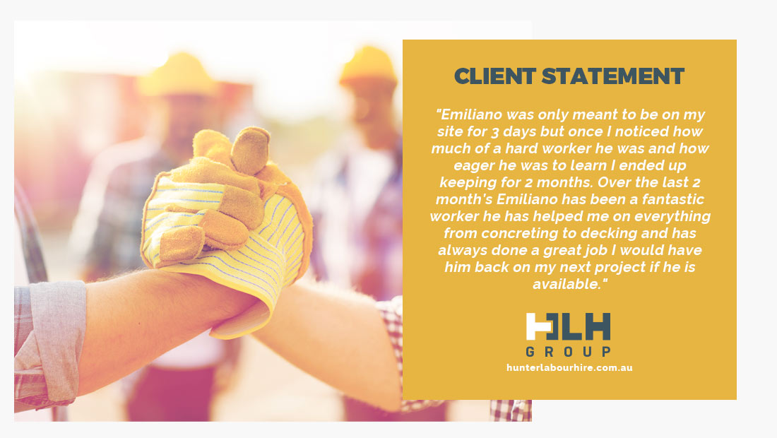 Employee of the Month - Client Review - HLH Group Sydney