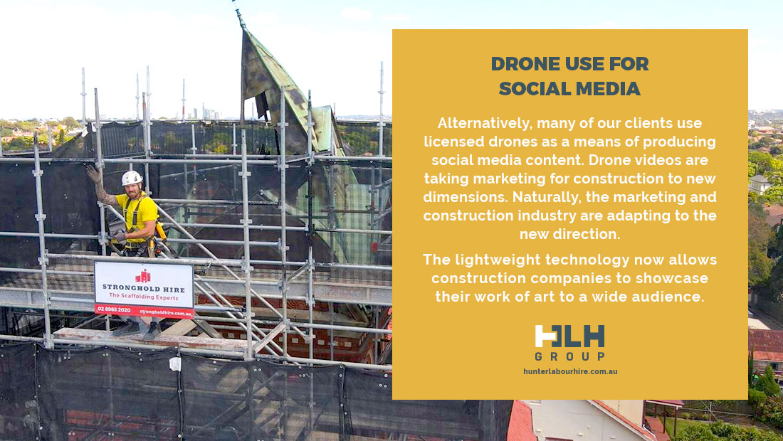 Drone Use for Social Media Content - HLH Marketing Sydney