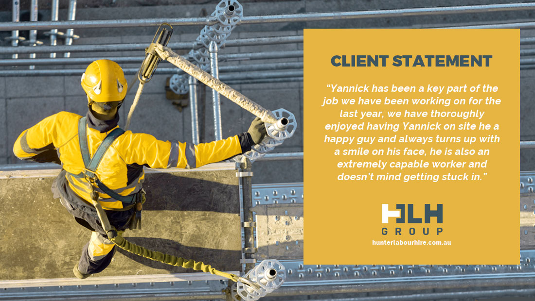 Client Statement - Employee of the Month April - HLH Group Sydney