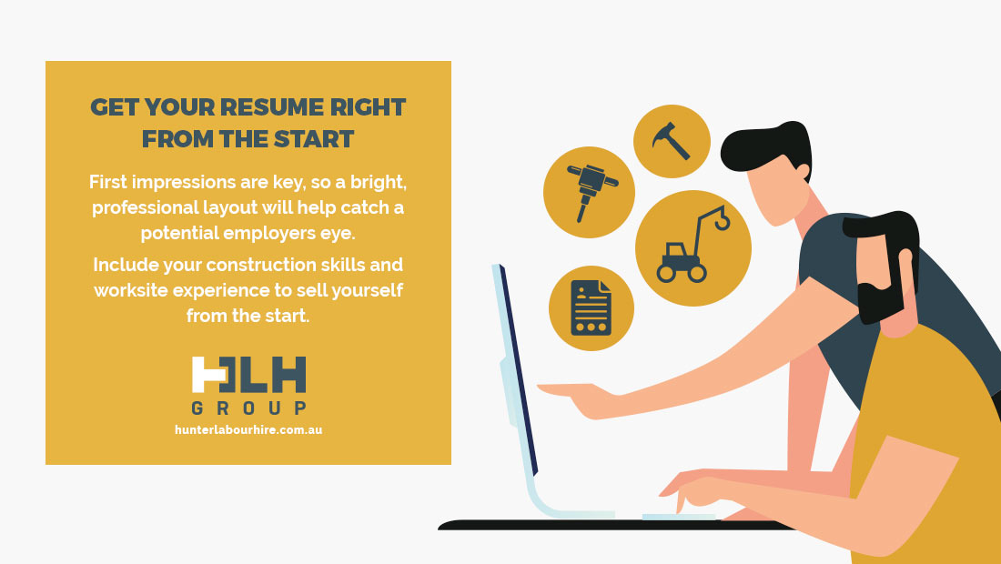 Resume for Construction Labourers - HLH Group Labour Hire Sydney