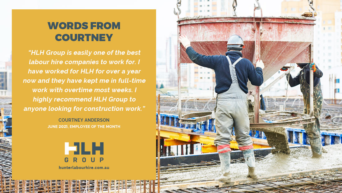 HLH Group - Labour Hire - Employee Month June - Courtney Anderson