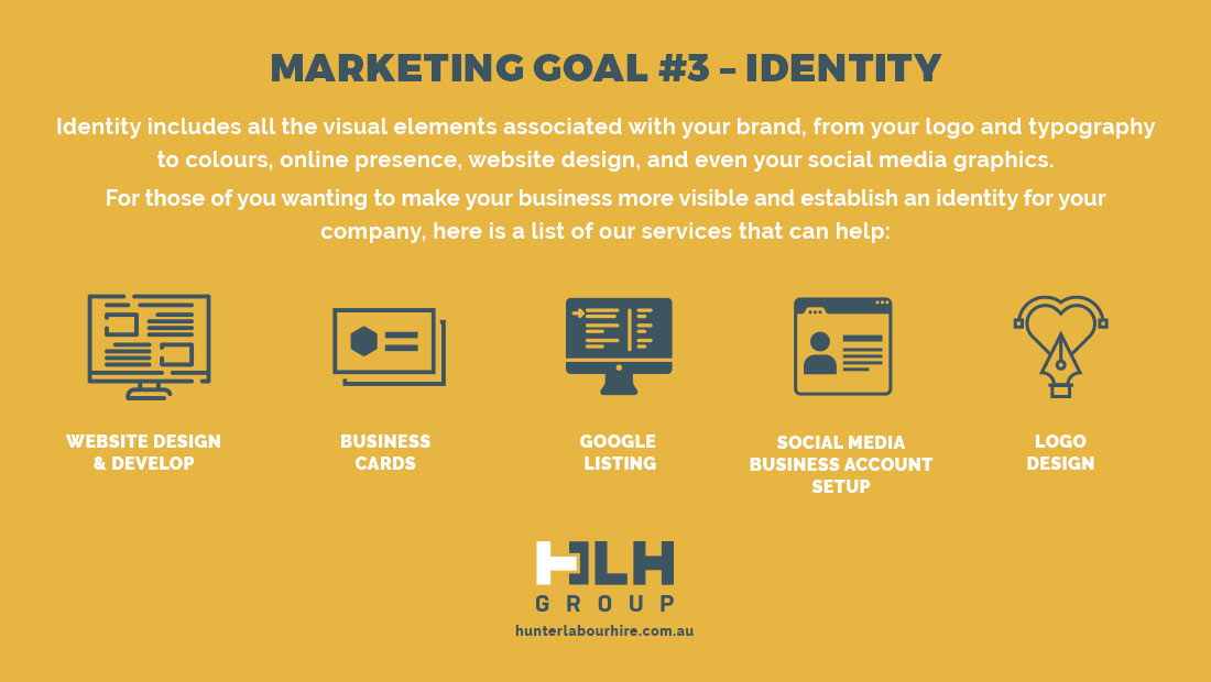 Marketing Goal 3 - Identity - HLH Group Sydney