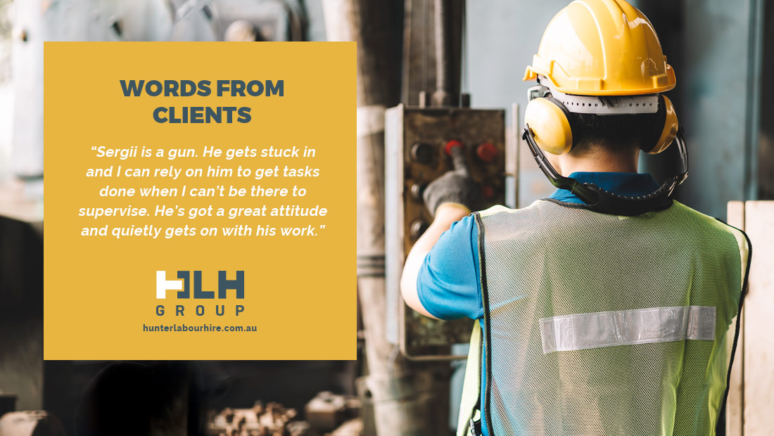 Sergii Employee Month - HLH Group Sydney