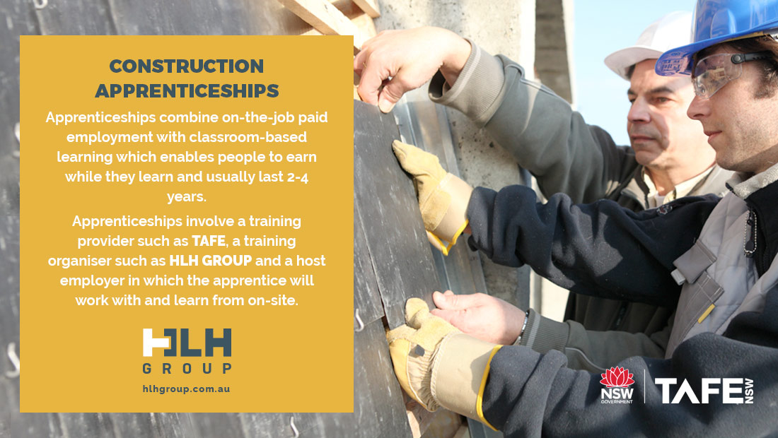 Construction Apprenticeships - TAFE - HLH Group Sydney