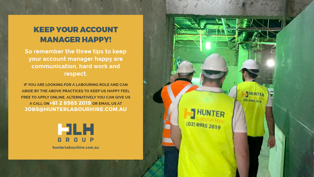 Keep Your Account Manager Happy - HLH Group Sydney