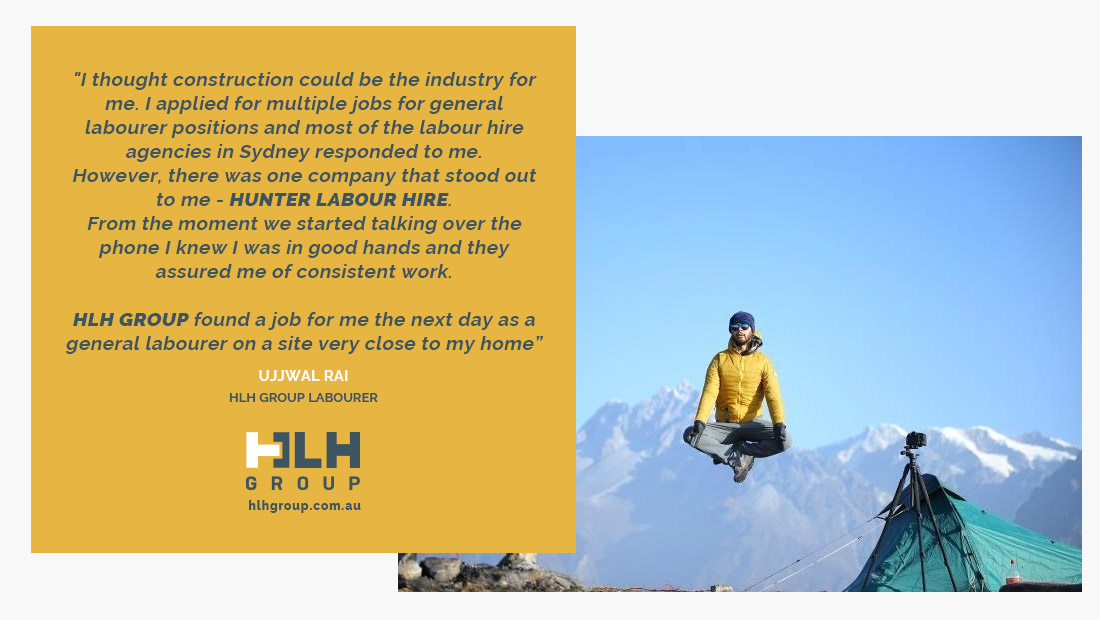 HLH Group Labourer - Ujjwal Rai - Construction Recruitment Company Sydney