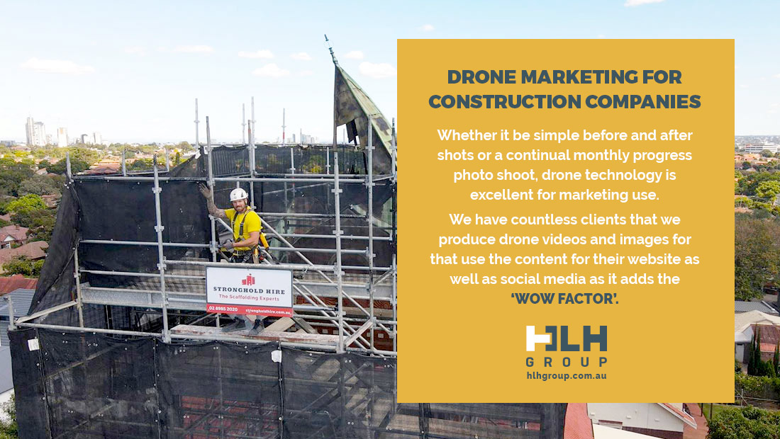 Drone Marketing Constructions Companies - HLH Group Sydney