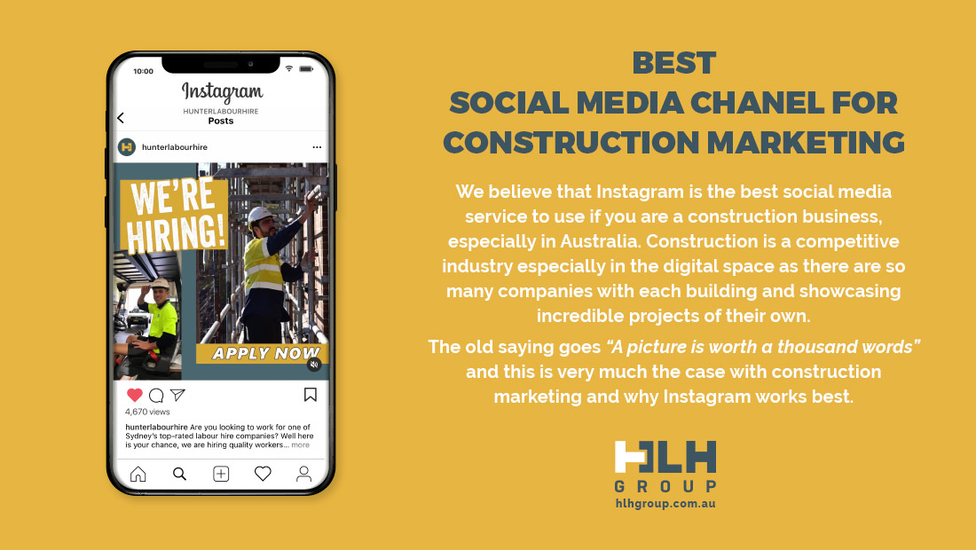Instagram - Social Media Construction Marketing - HLH Group Sydney