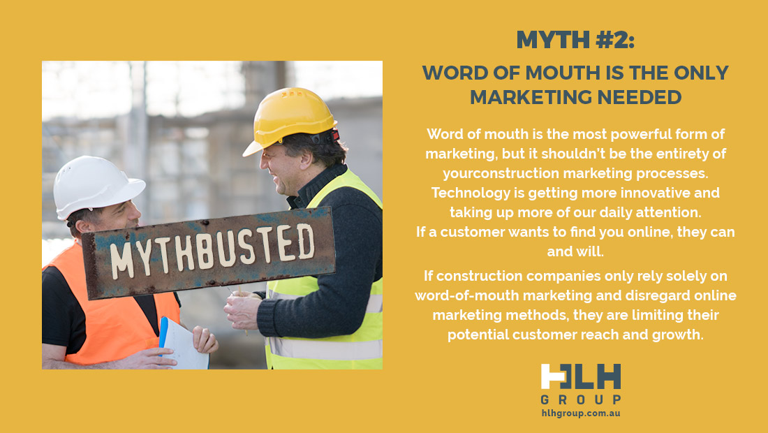 Word of Mouth Marketing - Marketing Construction Sydney - HLH Group
