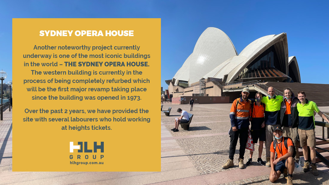 Sydney Opera House Construction Project Sydney - HLH Labour Hire
