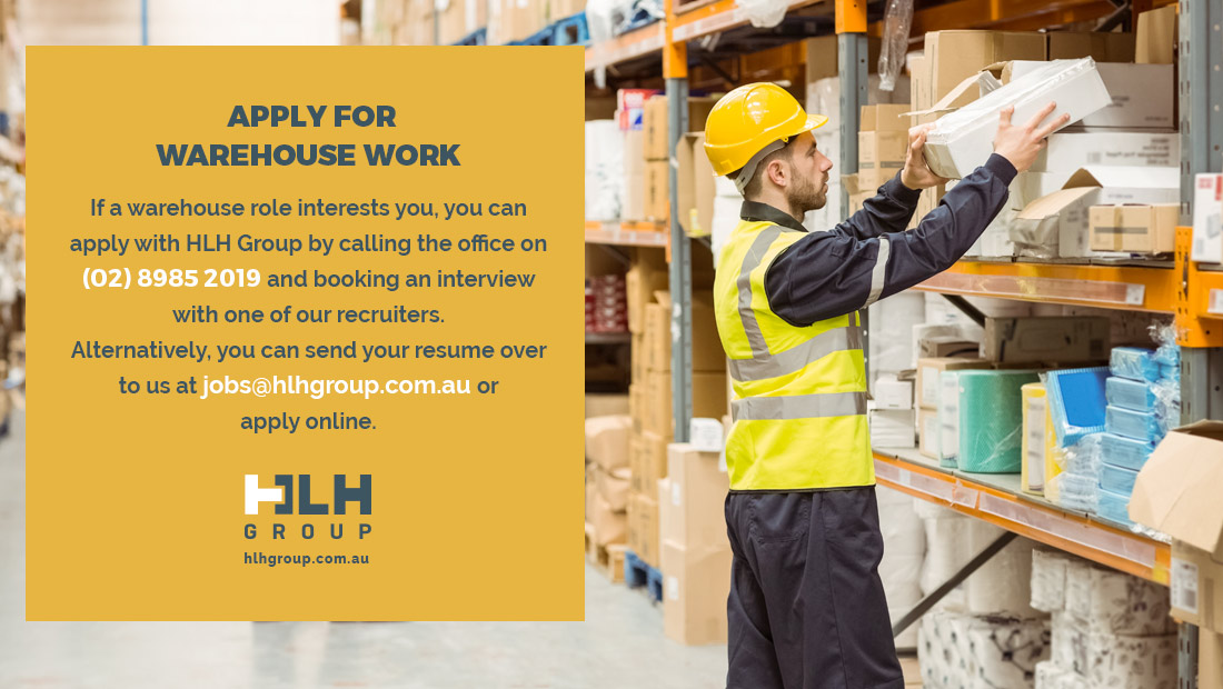 Apply for Warehouse Work Sydney - HLH Group
